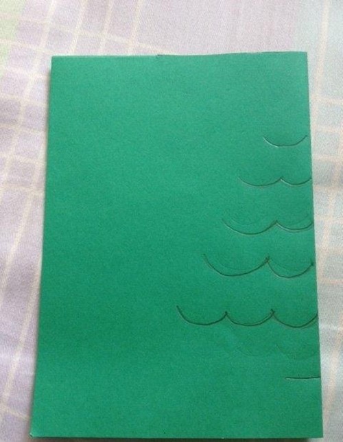 Cách làm 4 mẫu thiệp giáng sinh hình cây thông siêu dễ thương ảnh 3