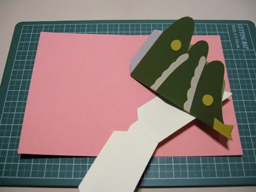 Cách làm 4 mẫu thiệp giáng sinh hình cây thông siêu dễ thương ảnh 21