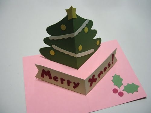 Cách làm 4 mẫu thiệp giáng sinh hình cây thông siêu dễ thương ảnh 23
