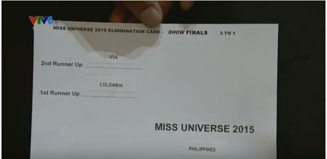 Clip: Sự cố trao nhầm vương miện tại Hoa hậu Hoàn vũ 2015 ảnh 4