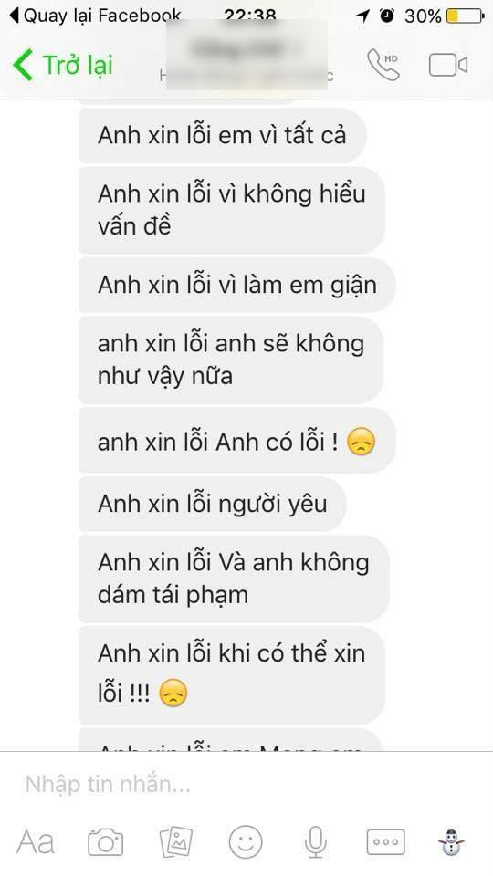 Choáng với chàng trai cần cù gửi 200 tin nhắn xin lỗi người yêu ảnh 3