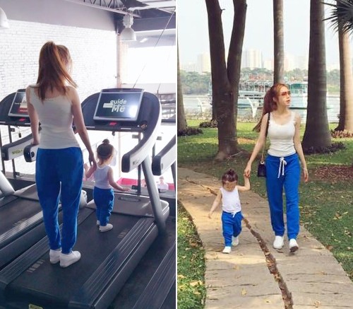 Bộ sưu tập đồ đôi mẹ - con cực 'chất' của Elly Trần ảnh 3