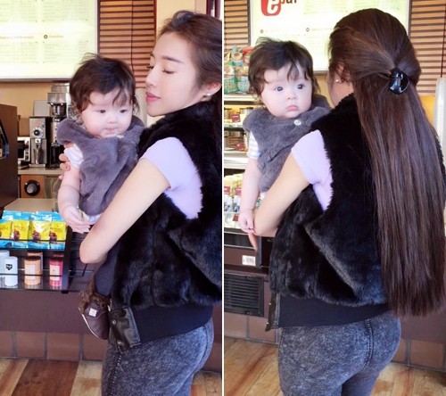 Bộ sưu tập đồ đôi mẹ - con cực 'chất' của Elly Trần ảnh 11