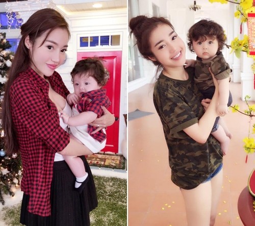Bộ sưu tập đồ đôi mẹ - con cực 'chất' của Elly Trần ảnh 12