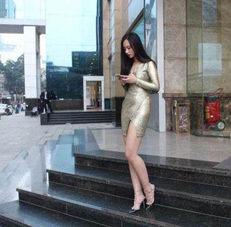 Nữ sinh 18 tuổi chân dài 'mét mốt' kiến cư dân mạng mê mẩn ảnh 10
