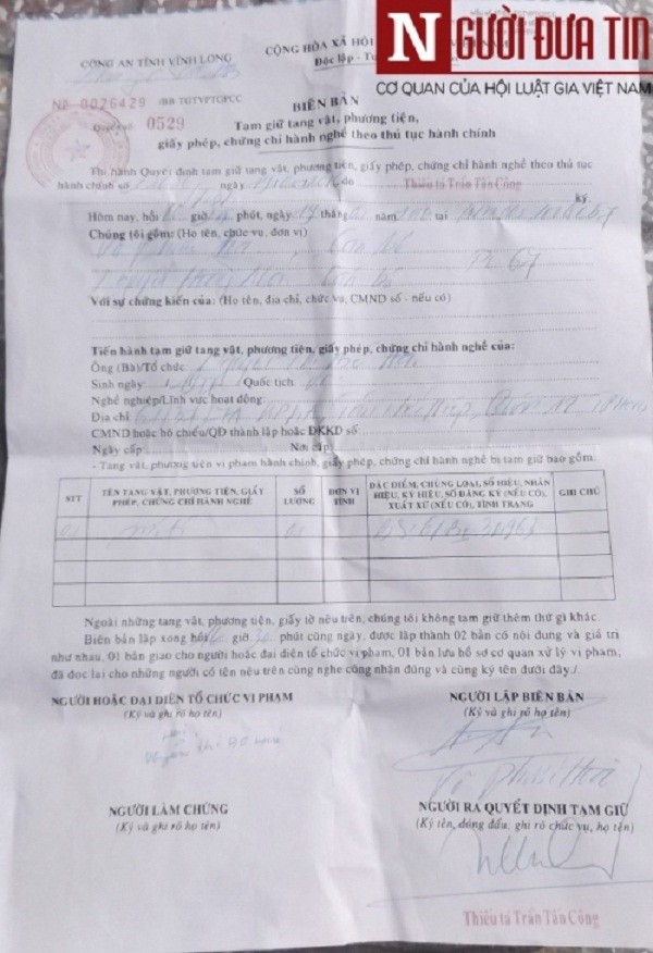 Vĩnh Long: Hỗn loạn cảnh người vi phạm giao thông 'đòi'… lại xe máy ảnh 4