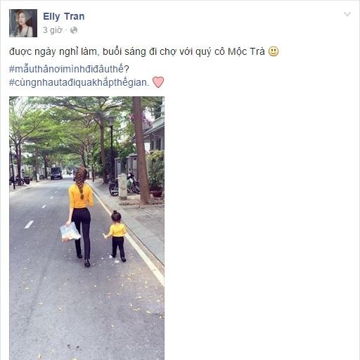 Fan thích thú với một ngày bận rộn của Elly Trần bên hai con ảnh 3