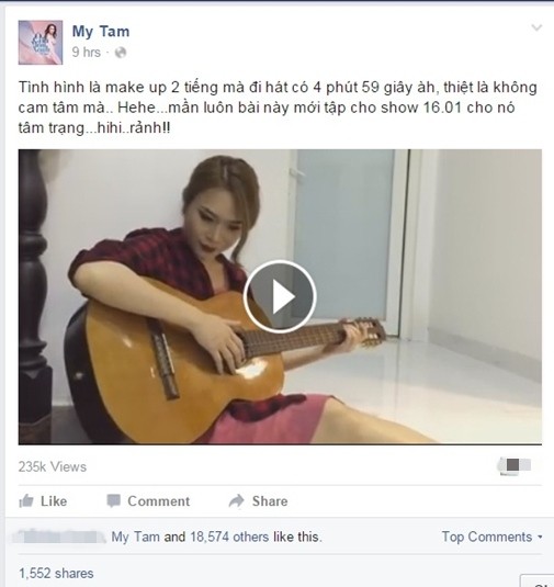 Mỹ Tâm khiến fan 'phát cuồng' khi ngẫu hứng đàn hát giữa đêm ảnh 2