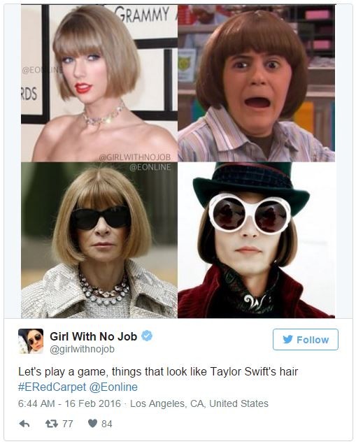 Thời trang ở Grammy 2016 của Taylor Swift 'náo loạn' mạng xã hội ảnh 4