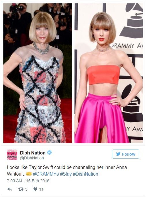 Thời trang ở Grammy 2016 của Taylor Swift 'náo loạn' mạng xã hội ảnh 8