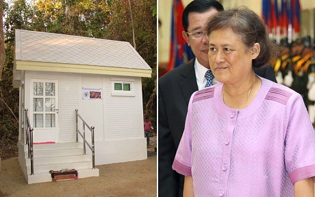 Campuchia xây toilet 40.000 USD cho công chúa Thái Lan dùng 1 lần ảnh 1
