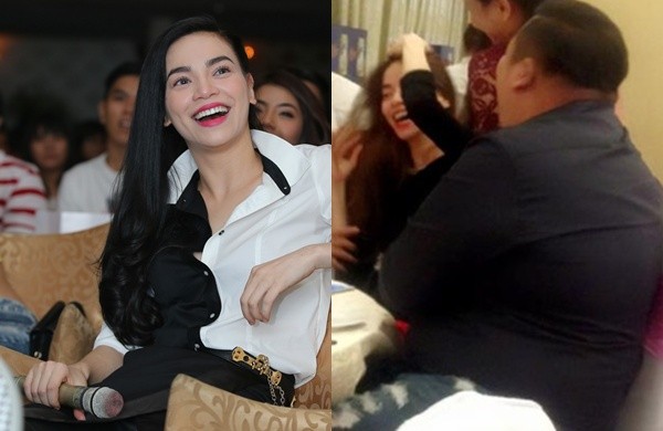 Hồ Ngọc Hà ăn uống, cười tươi giữa scandal 10 nhãn hàng tẩy chay ảnh 1