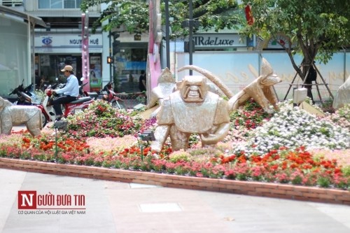 Đường hoa Nguyễn Huệ ngập tràn sắc xuân ngày khai hội ảnh 27