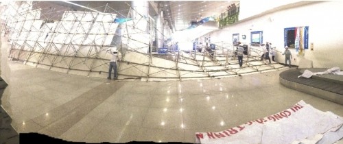 Vụ sập giàn giáo bên trong sân bay Tân Sơn Nhất: Nhà thầu nói gì? ảnh 1