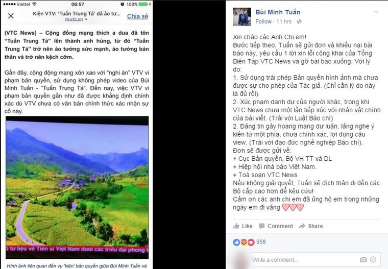 Chưa xong vụ VTV, Bùi Minh Tuấn tiếp tục kiện VTC News ảnh 1