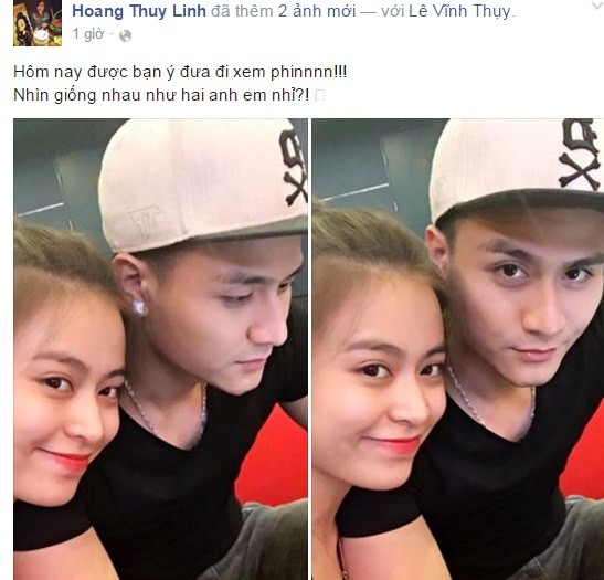 Hoàng Thùy Linh chính thức công khai tình cảm với Vĩnh Thụy ảnh 2