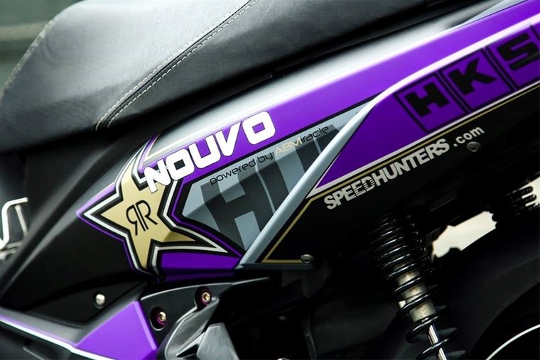 Ngắm nhìn chiếc Nouvo 2012 độ sắc tím độc nhất Việt Nam ảnh 2