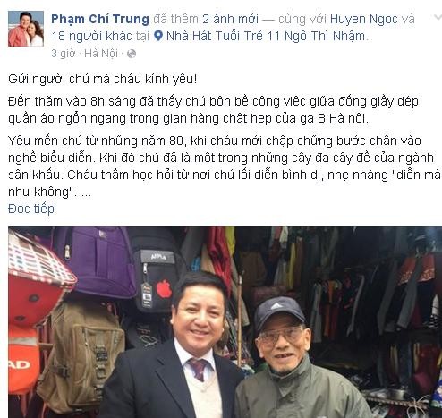 'Tâm thư' Chí Trung gửi người cha già Trần Hạnh gây xúc động ảnh 2