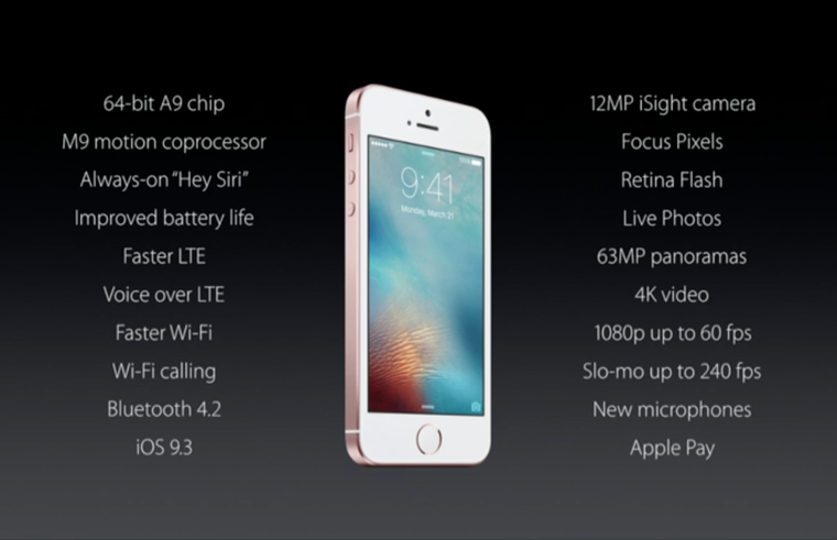iPhone SE chính thức ra mắt: Đẹp như 5S, mạnh ngang 6S ảnh 4
