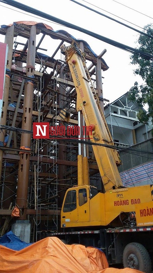  CSGT Hà Tĩnh lên tiếng vụ chặn đường để 'đại gia' dựng nhà ảnh 1