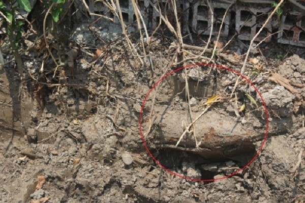 Mỹ Tho: Phát hiện đạn, pháo khi thi công móng nhà ảnh 1