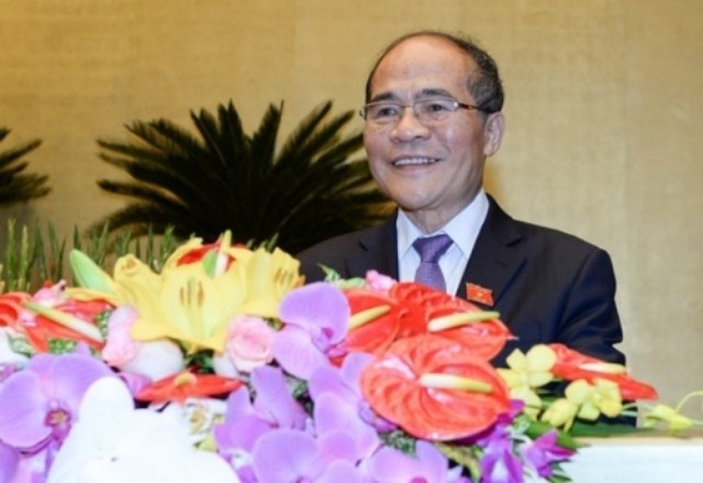 Quốc hội nhất trí miễn nhiệm Chủ tịch Quốc hội Nguyễn Sinh Hùng ảnh 1