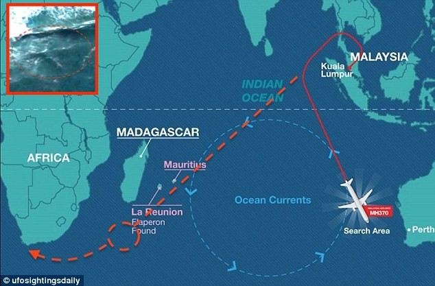 Hình ảnh vệ tinh cho thấy xác MH370 đang ở Mũi Hảo Vọng? ảnh 3