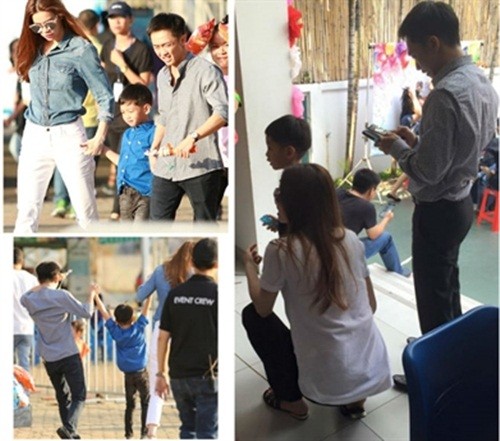 Hạ Vi 'táo bạo' khoe vòng một gợi cảm khi Cường Đô la bên Hà Hồ ảnh 2