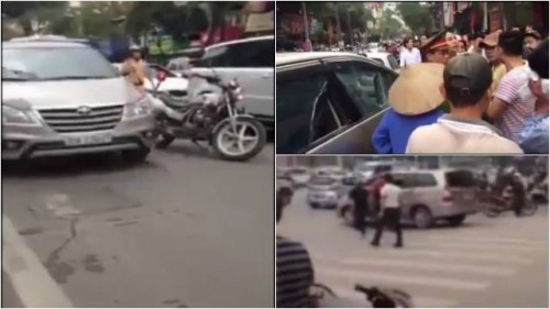 'Quái xế' Innova điên cuồng bỏ trốn sau khi gây tai nạn liên hoàn ảnh 1