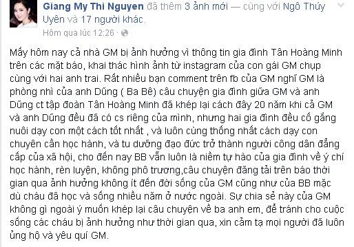 Giáng My bỗng tiết lộ cha đẻ con gái để giữ chân chồng đại gia? ảnh 3