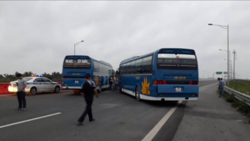 Lái xe khách từng dọa đốt trạm thu phí cao tốc Hà Nội – Hải Phòng ảnh 1