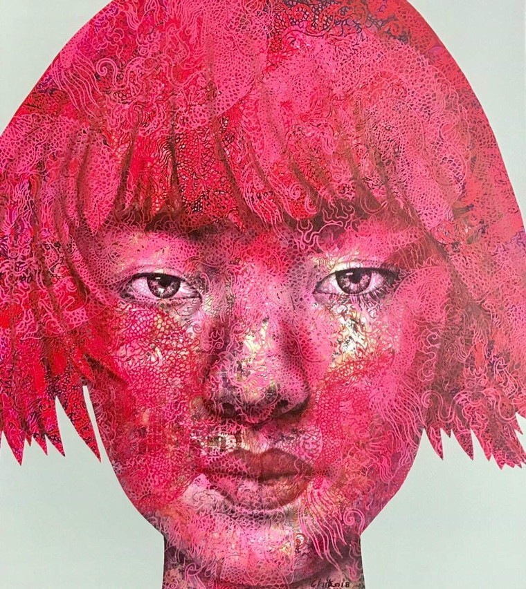 Chiêm ngưỡng 28 bức chân dung ấn tượng thị giác mạnh mẽ của họa sĩ Thái Lan ảnh 5