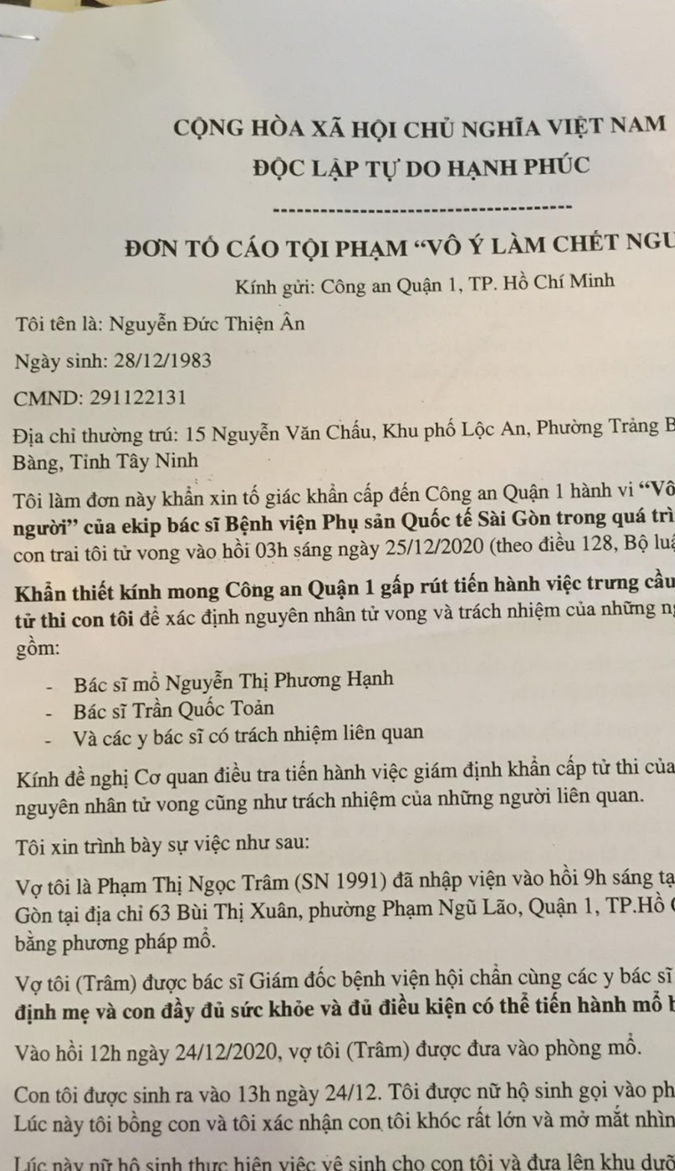 ‘Sinh mổ theo yêu cầu’ Nguy cơ khôn lường! - Bài 1: Trẻ tử vong sau sinh mổ ảnh 1