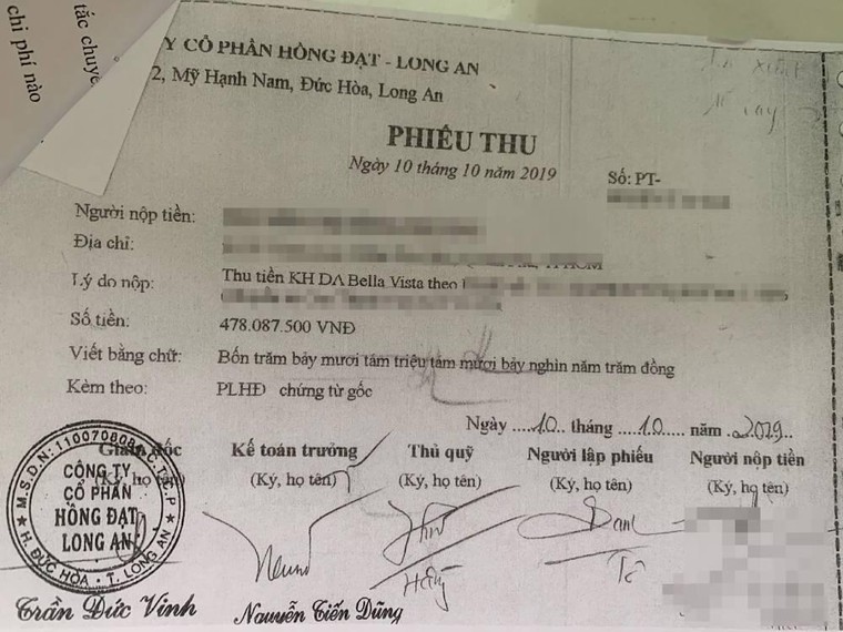 Hàng loạt sai phạm tại dự án Bella Vista – Bài 2: Bị Tỉnh đình chỉ, Hồng Đạt vẫn tiếp tục bán đất ảnh 3