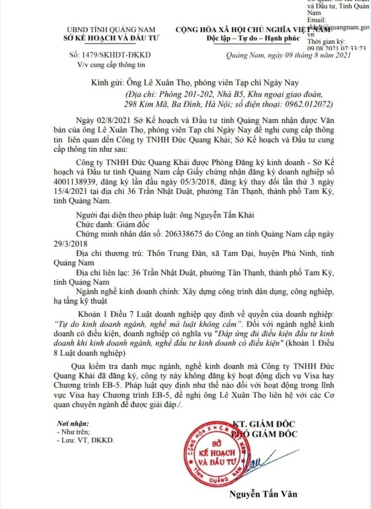 Việt kiều Mỹ bị tố lừa đảo nói lập công ty để… hợp thức hóa hồ sơ! ảnh 1