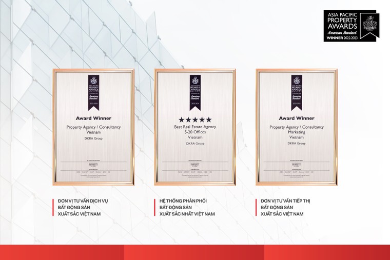 DKRA Group 3 năm liên tiếp lập hat-trick giải thưởng Asia Pacific Property Awards ảnh 1