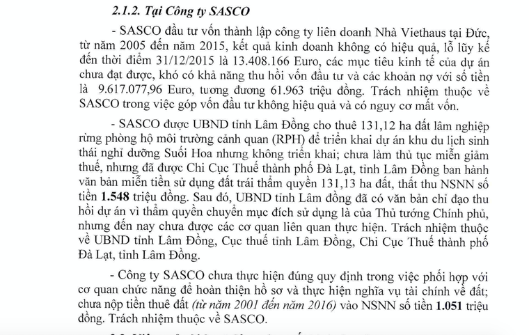 Lâm Đồng yêu cầu Sasco điều chỉnh quy hoạch khu du lịch 15 năm chưa xong ảnh 2