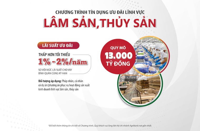 Agribank tăng quy mô tín dụng ưu đãi lĩnh vực lâm, thủy sản lên 13.000 tỷ đồng ảnh 2
