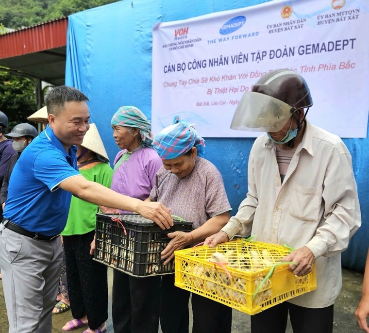 Hỗ trợ sinh kế cho gần 250 gia đình các tỉnh phía Bắc bị thiệt hại bởi bão Yagi ảnh 3