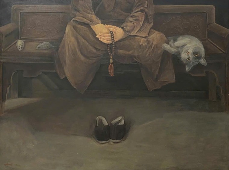 Triển lãm “Thiền phong” với những sắc màu về Phật giáo ảnh 11