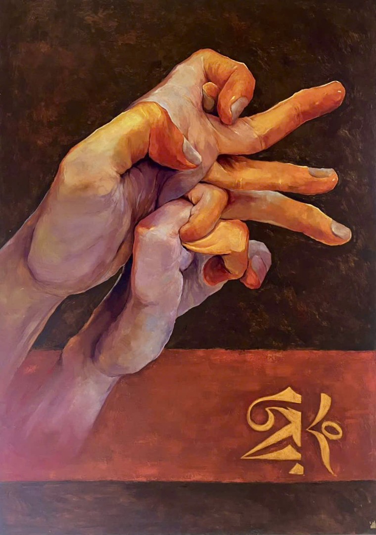 Triển lãm “Thiền phong” với những sắc màu về Phật giáo ảnh 8