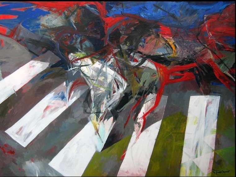 30 năm “tranh lụa thị thành” của Bùi Tiến Tuấn ảnh 1