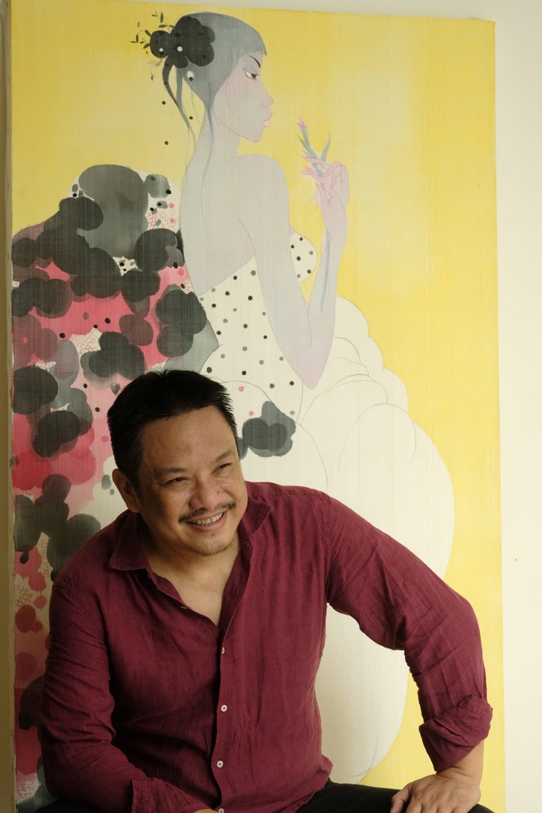 30 năm “tranh lụa thị thành” của Bùi Tiến Tuấn ảnh 2