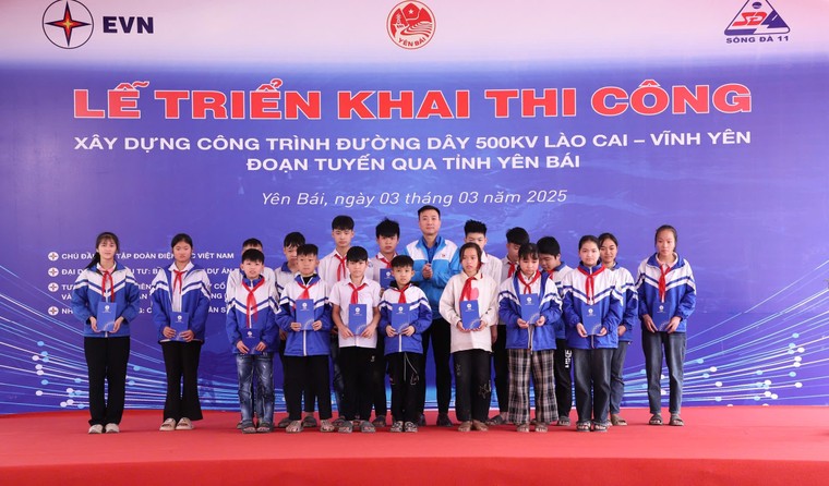 Triển khai thi công công trình đường dây 500KV Lào Cai-Vĩnh Yên (Vĩnh Phúc) ảnh 3