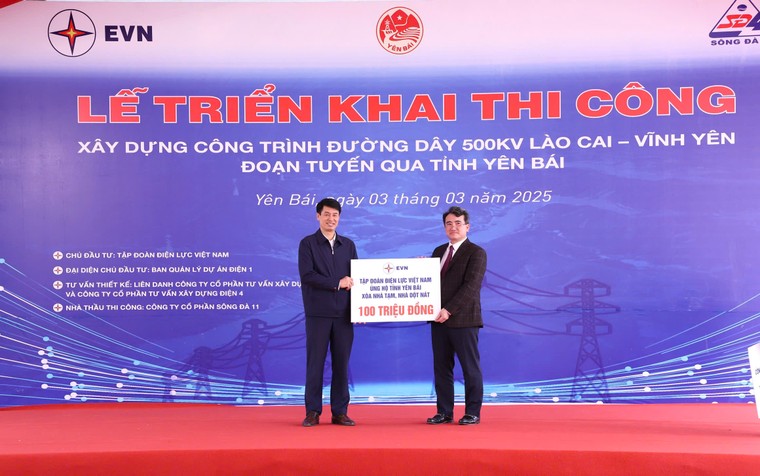 Triển khai thi công công trình đường dây 500KV Lào Cai-Vĩnh Yên (Vĩnh Phúc) ảnh 4