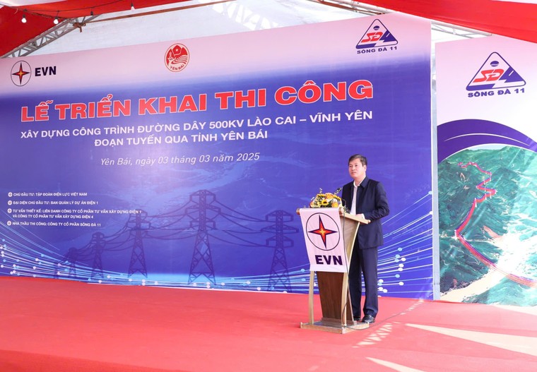 Triển khai thi công công trình đường dây 500KV Lào Cai-Vĩnh Yên (Vĩnh Phúc) ảnh 1