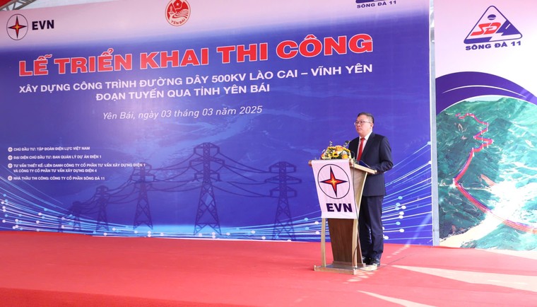 Triển khai thi công công trình đường dây 500KV Lào Cai-Vĩnh Yên (Vĩnh Phúc) ảnh 2