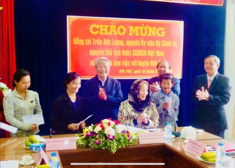 Nguyên Chủ tịch nước Trần Đức Lương sống mãi trong lòng quê hương ảnh 1