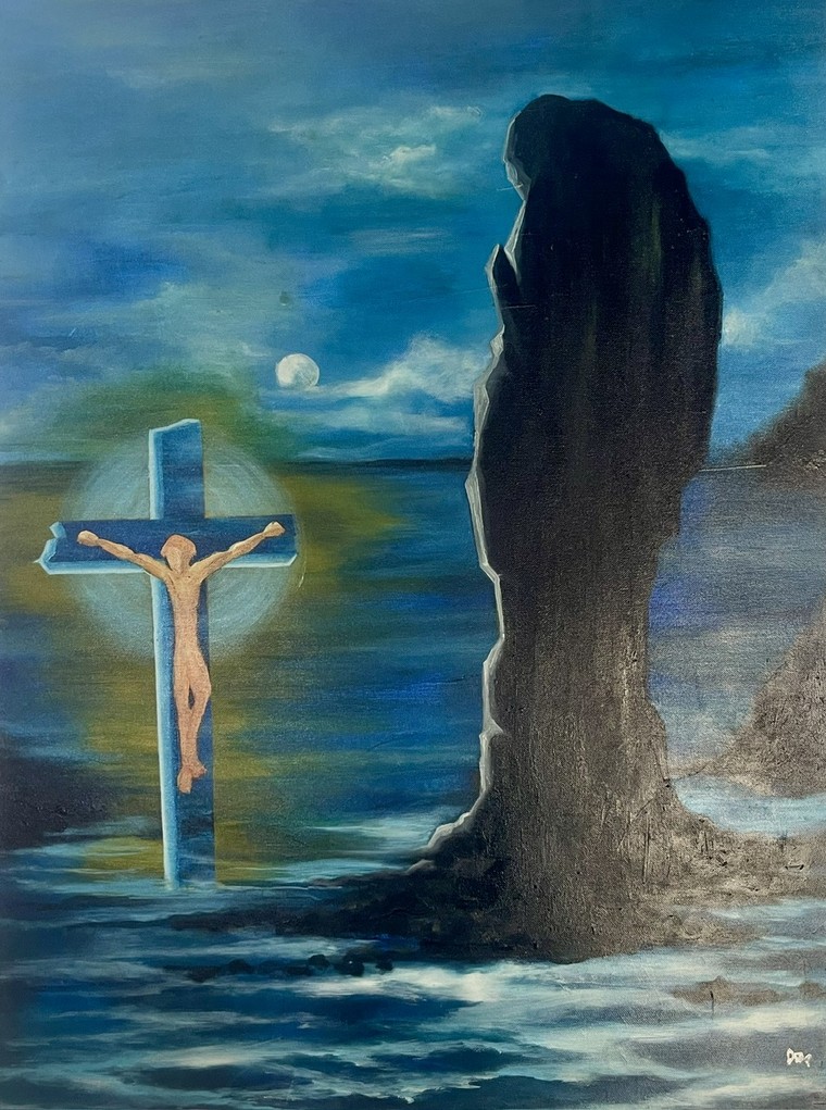 "Huyền nhiệm Thập giá. Khi người bệnh vẽ" – triển lãm đầu tiên và cuối cùng của họa sĩ Đặng Dương ảnh 11