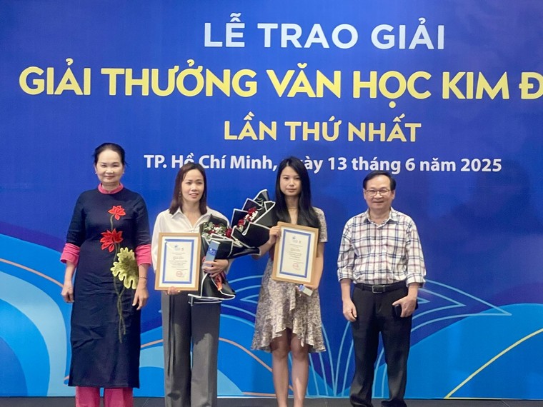 Tác giả Giai Du bất ngờ nhận giải Nhất của NXB Kim Đồng ảnh 1